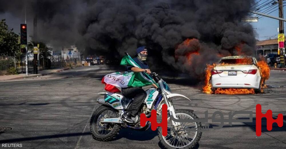 ترمب يواجه شغب لوس أنجلوس بـ 2000 فرد من الحرس الوطني