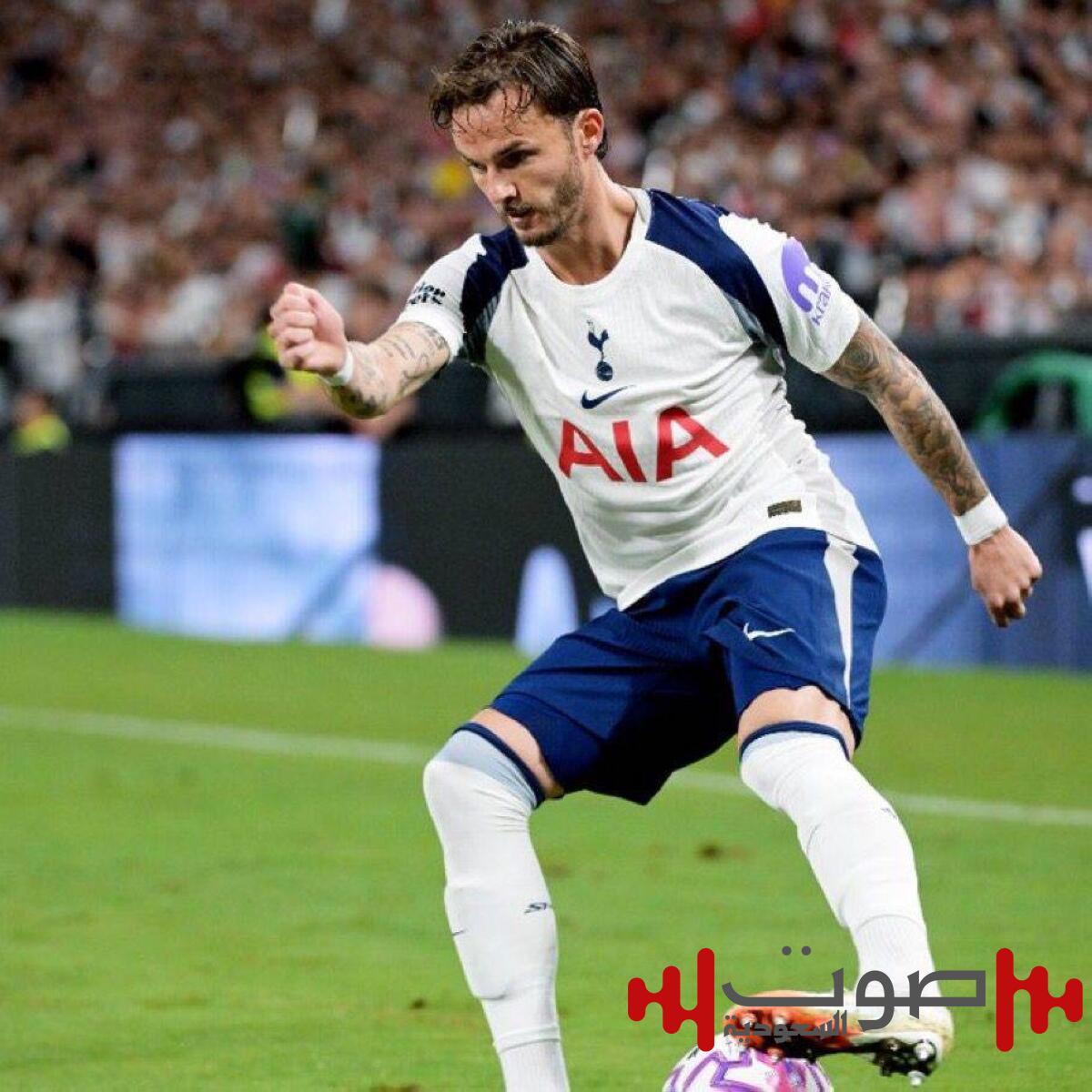 توتنهام يخسر خدمات جيمس ماديسون لإصابته في الرباط الصليبي