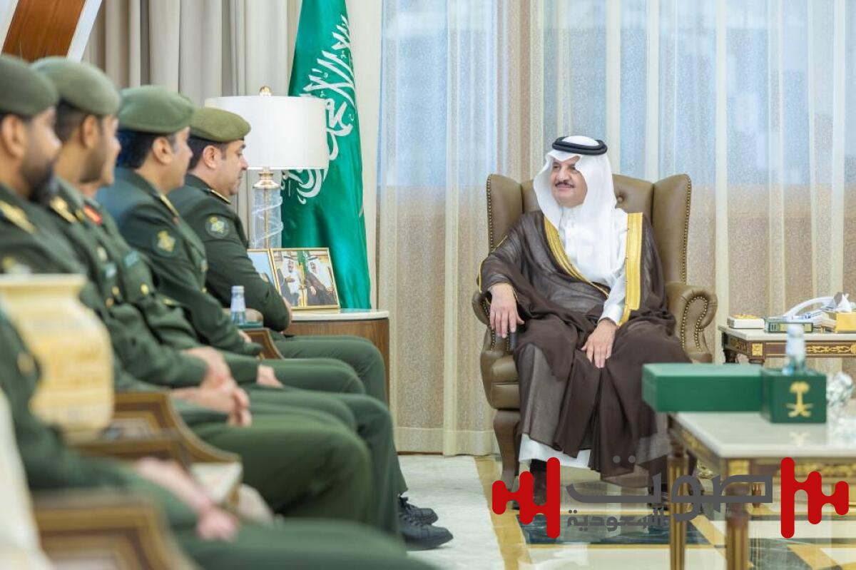 سعود بن نايف يستقبل مدير جوازات الشرقية
