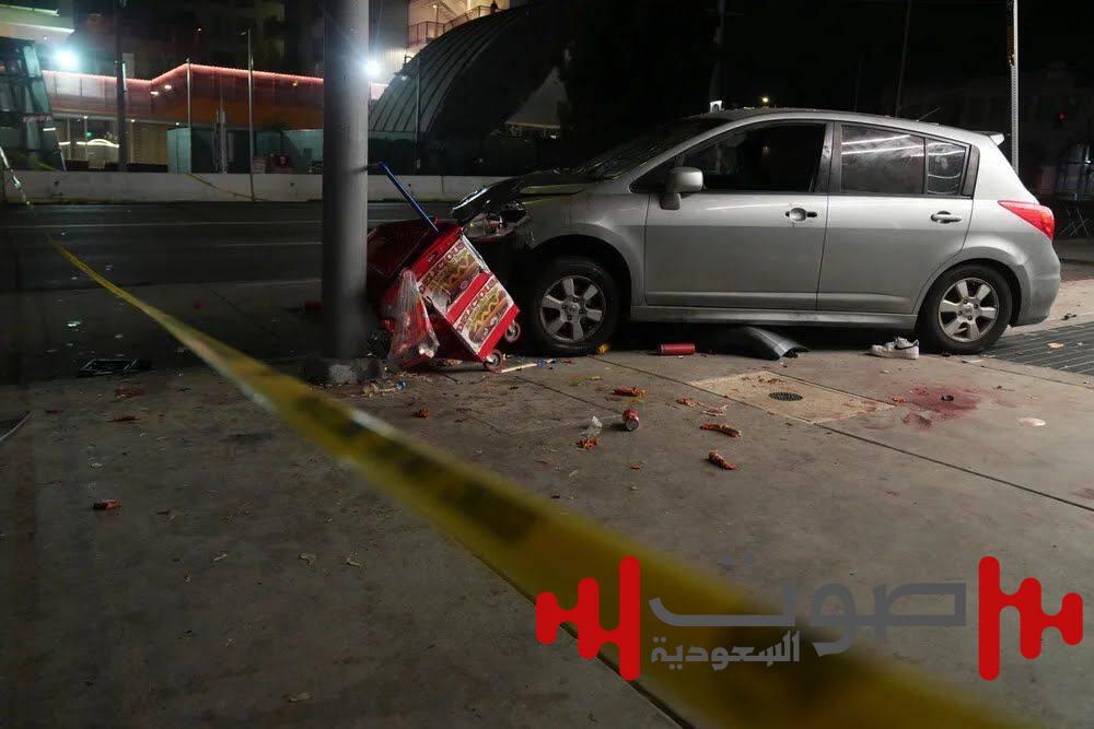 سيارة تصدم حشداً في لوس أنجلوس وتصيب 30 شخصاً