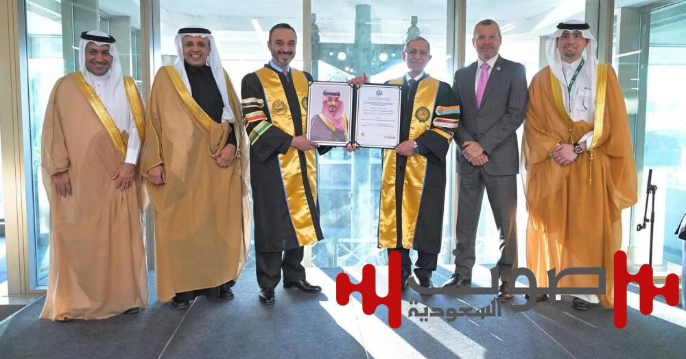 الأمير خالد بن بندر يتسلم الدكتوراه الفخرية من الأكاديمية العربية للعلوم والتكنولوجيا والنقل البحري