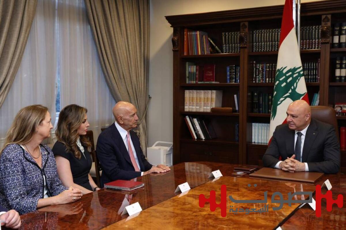 براك بعد لقاء عون: نزع السلاح يخدم الشيعة