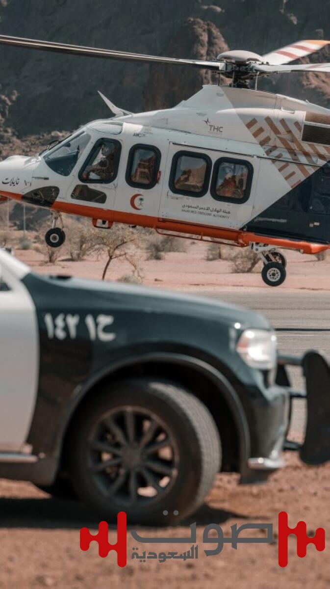 نقل مصابَيْن عراقيَيْن بكسور عبر الإسعاف الجوي في حائل