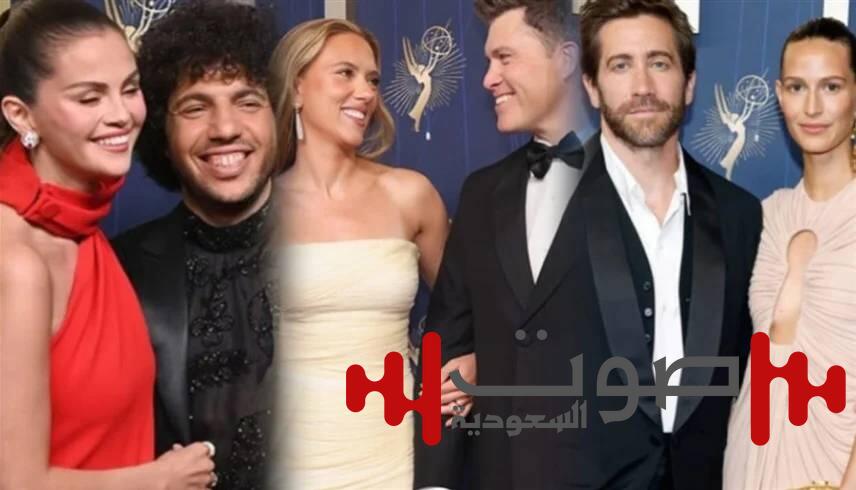 الرومانسية تسيطر على السجادة الحمراء في حفل جوائز إيمي 2025