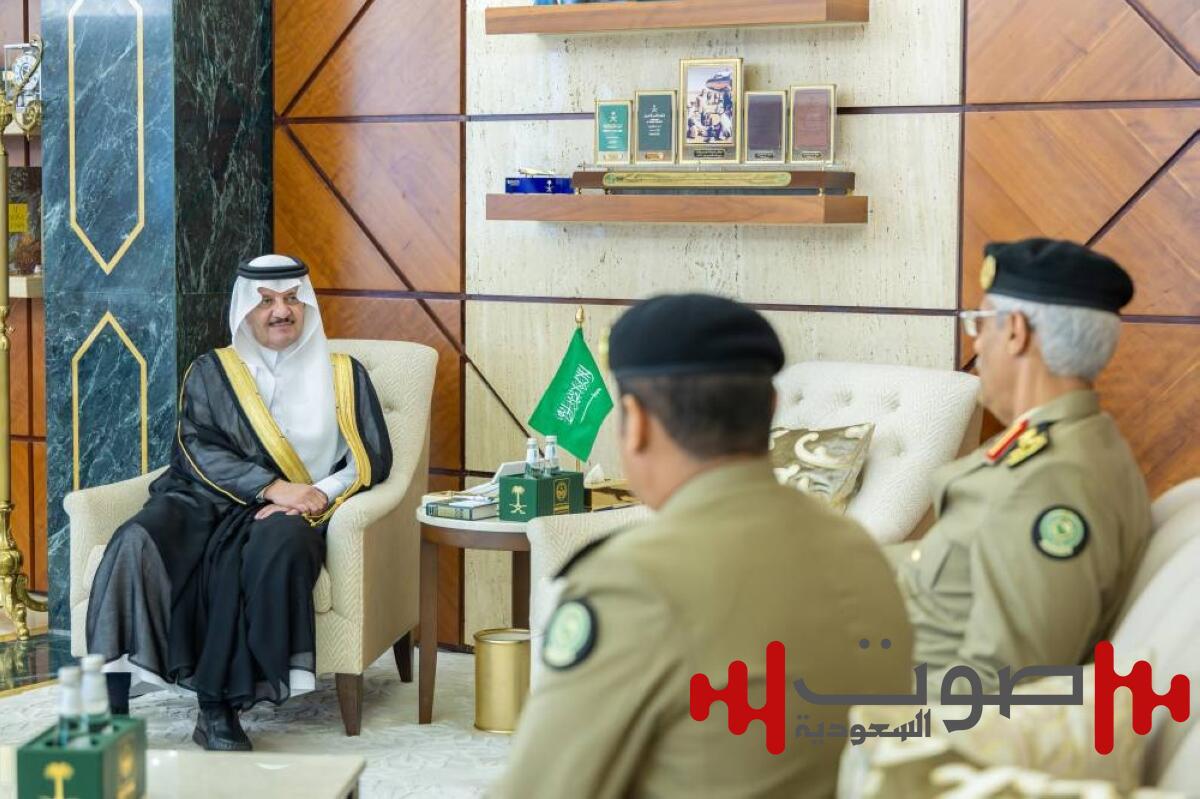 أمير الشرقية يستقبل قائد قوة أمن المنشآت
