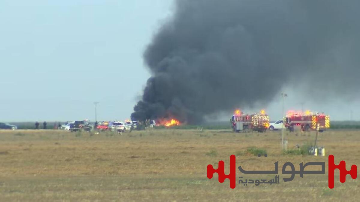 تحطم مقاتلة أمريكية في ولاية «كاليفورنيا» ونجاة قائدها