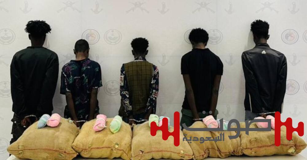 القبض على 5 مخالفين لنظام أمن الحدود لتهريبهم 100 كيلوغرام «قات»