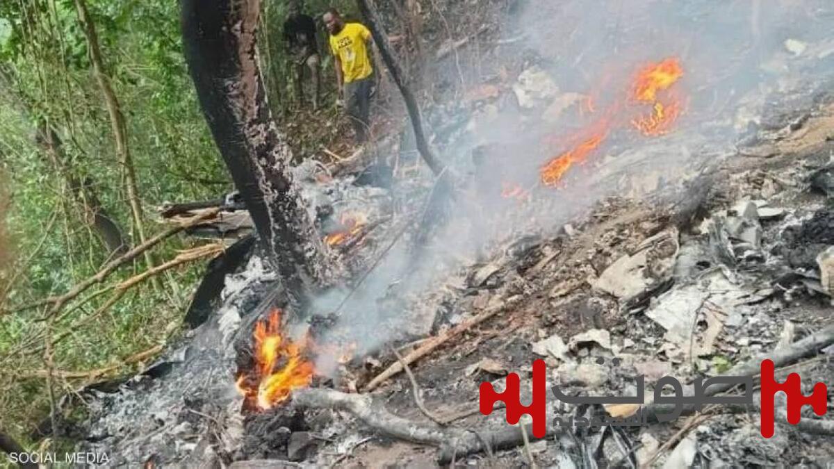 بينهم وزيرا الدفاع والبيئة.. مصرع 8 في تحطم طائرة مروحية غانية